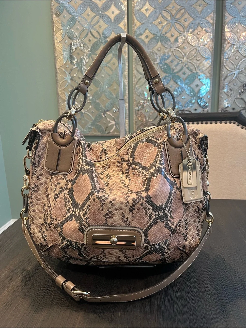 Coach Kristin Python Bag 16935
